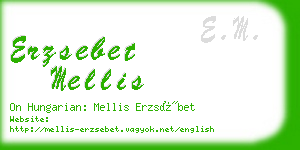 erzsebet mellis business card